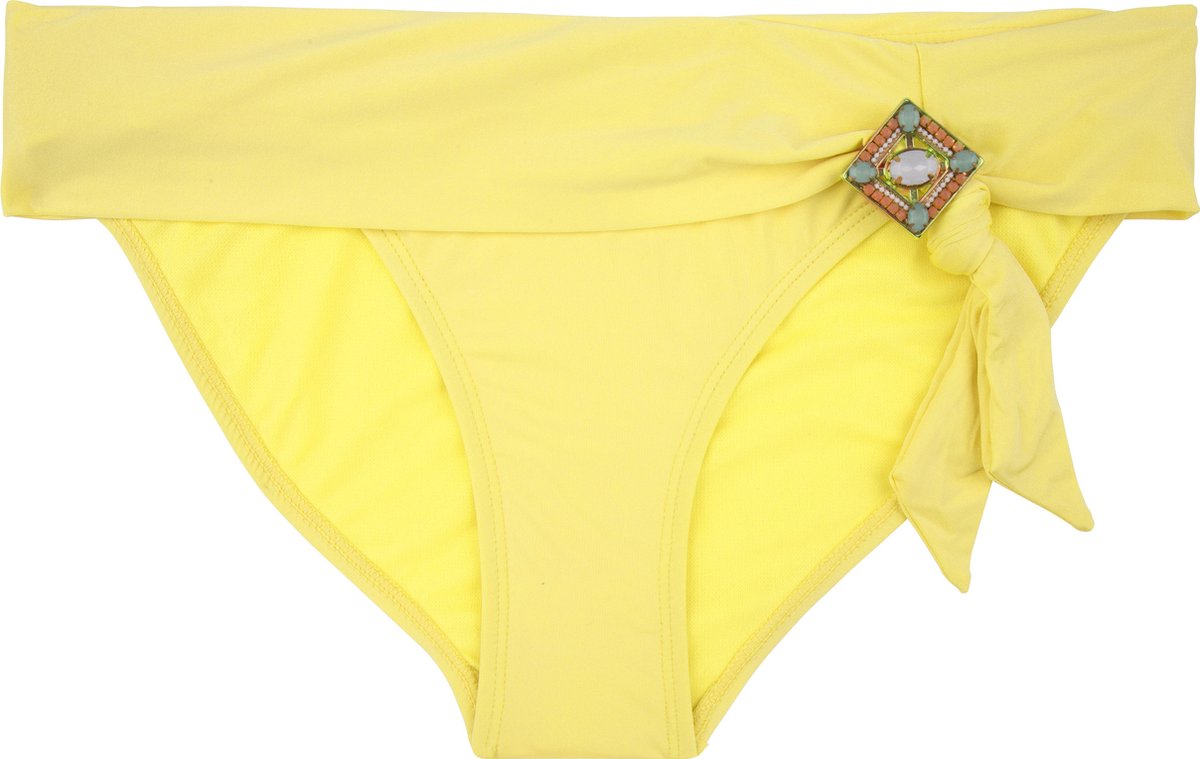 BOHO Bikini Bottom -Ibiza - Fabulous - Yellow - Geel - M - 38 | bol