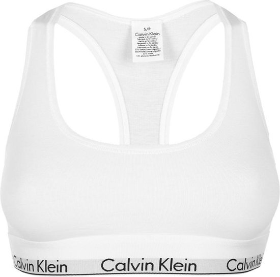 Calvin Klein Modern Cotton Top - Blanc - Taille M