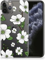 Geschikt voor iPhone 11 Pro TPU Siliconen Hoesje Dogwood Flowers