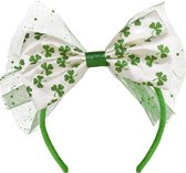 Boland - Tiara Shamrock bow - Één maat - Volwassenen - Vrouwen