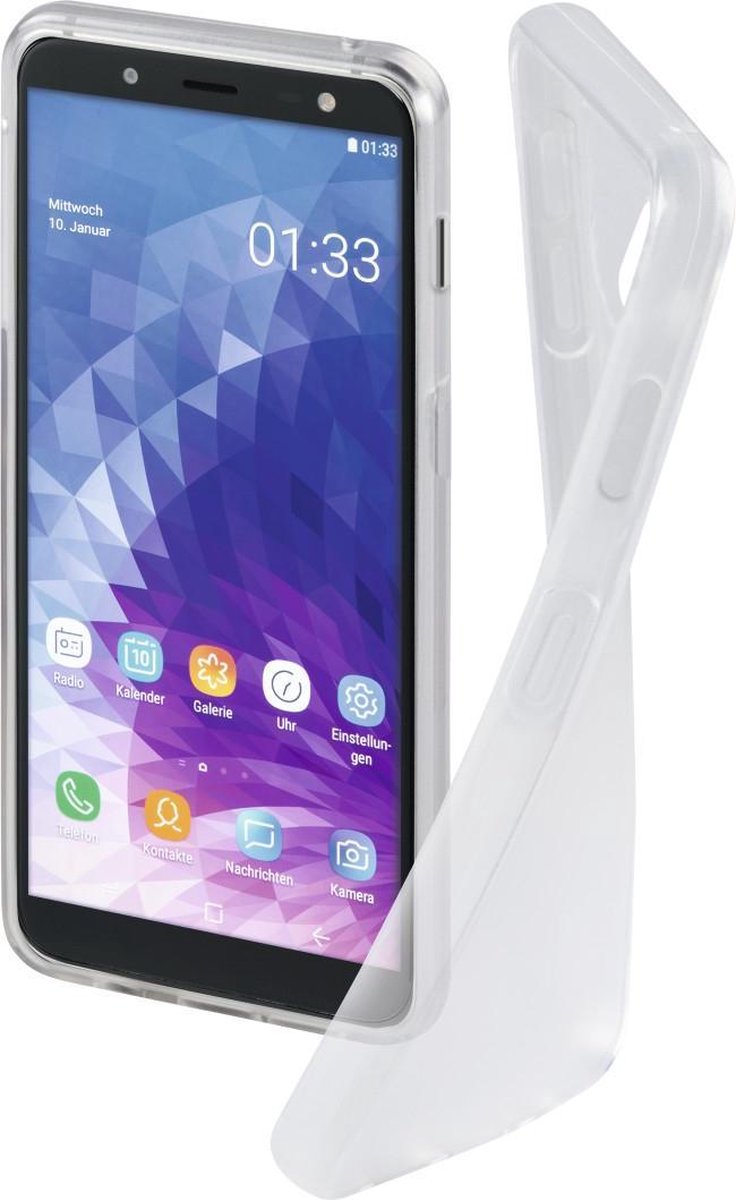 Hama Crystal Clear Backcover Galaxy J6 (2018) Transparant