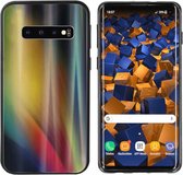 BackCover Aurora Glass voor Samsung S10 Plus Geel