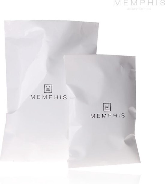 Bracelet Memphis double tour Duo Cuir Marron Noir-21cm