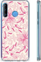 Huawei P30 Lite Case Pink Flowers