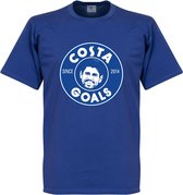 Diego Costa Goals T-Shirt - Blauw - 4XL