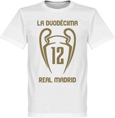 Real Madrid La Duodecima T-Shirt  - XS