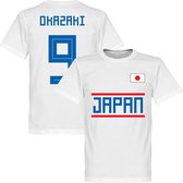 Japan Okazaki 9 Team T-Shirt - Wit - XXXL
