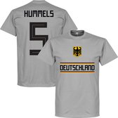 Duitsland Hummels 5 Team T-Shirt - Grijs - M