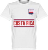 Costa Rica Team T-Shirt - Wit  - XXXXL
