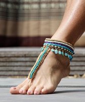 Barefoot sandals Ibiza Turquoise
