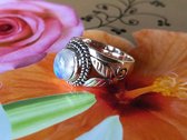 Zilveren ring Moonstone Faa