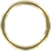 Goudkleurige Smooth Segment Ring 1,6 mm x 12 mm