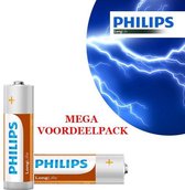 24x AA en 24x AAA Philips LongLife Batterijen MEGA voordeelpak