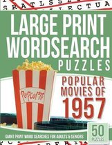 Large Print Wordsearches Puzzles Popular Movies of 1957