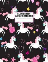 Blank Sheet Music Notebook