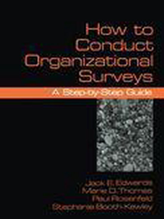 How To Conduct Organizational Surveys - cover