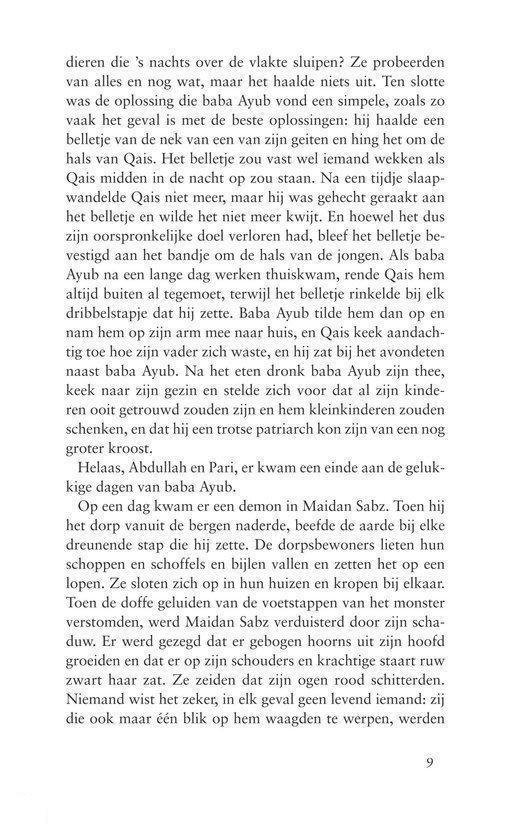 Boekpagina met tekst.