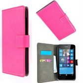 Nokia Lumia 630 Wallet Bookcase hoesje Roze