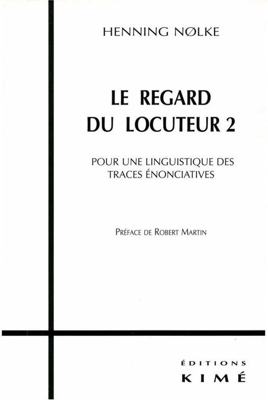 LE REGARD DU LOCUTEUR 2 - cover