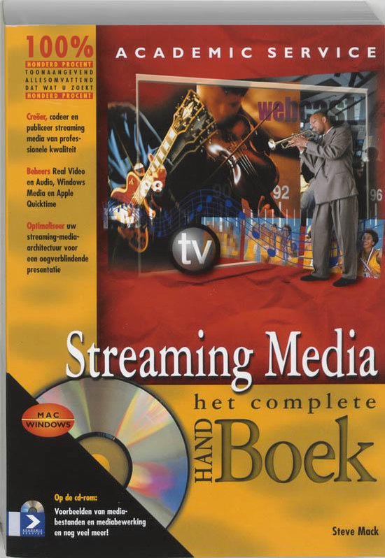 Cover van het boek 'Streaming media + CD-ROM'