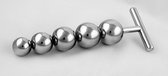 Metalen Anaal Butt plug /  Anaal Ketting