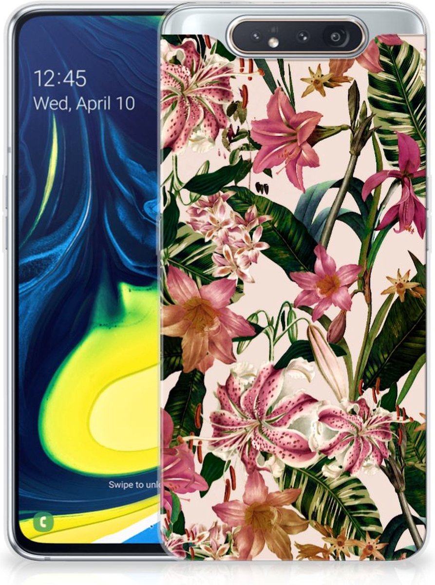 Samsung Galaxy A80 TPU Case Flowers