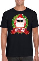 Foute Kerst t-shirt stoned Kerstman voor heren - Kerst shirts S