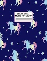 Blank Sheet Music Notebook