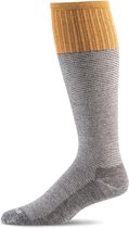 Sockwell heren sokken / compressiekousen / reiskousen Bart Charcoal