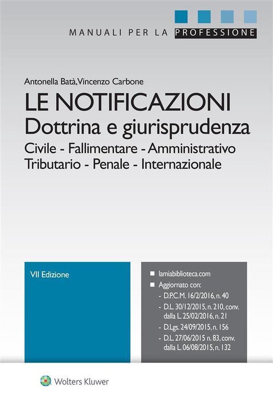 Le notificazioni - cover