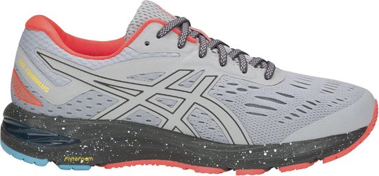 Asics Gel-Cumulus 20 Hardloopschoenen Heren Sportschoenen - Maat 42 -  Mannen - grijs/rood | Bestel nu!