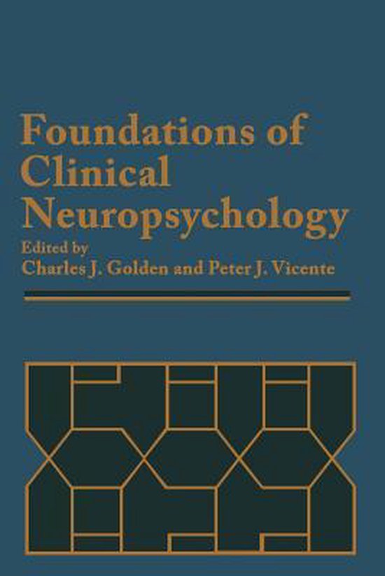 Foundations of Clinical Neuropsychology - cover