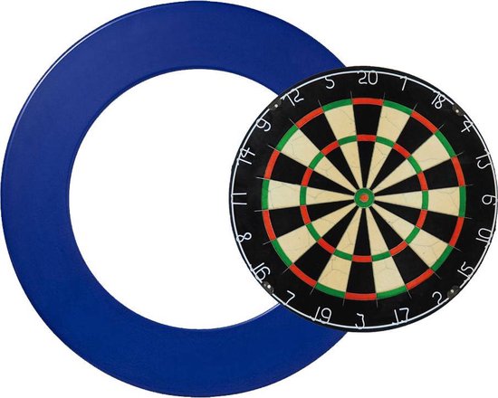 Afbeelding van het spel A-merk dartbord dunne bedrading bristle - Dartbord surround - dartbord - surround blauw