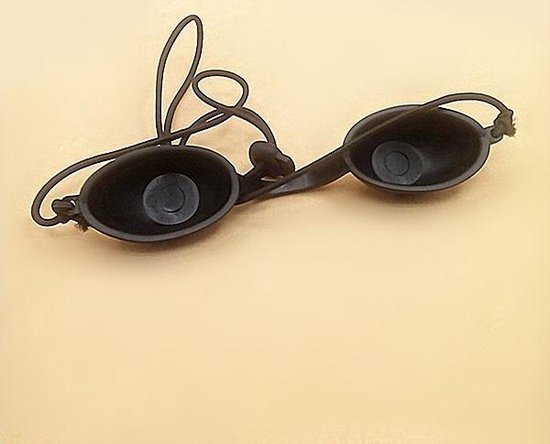 Zonnebank bril - gemaakt van silicone - ideaal voor tijdens het zonnebanken - Merkloos