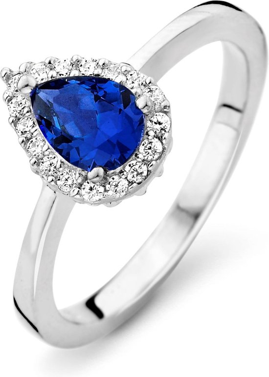 Orphelia ZR-7226 / SA / 50 Bague Argent Drop Saphir Couleur Zirconium