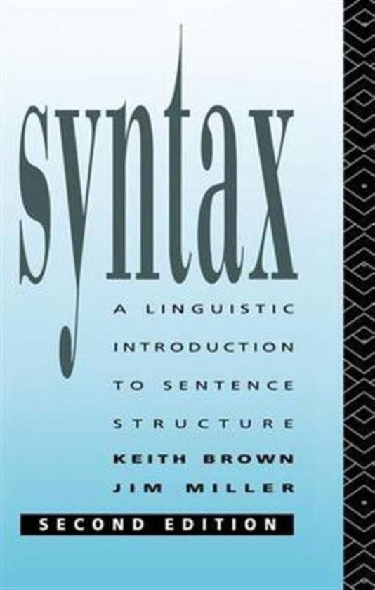 syntax-keith-brown-9781138131200-boeken-bol