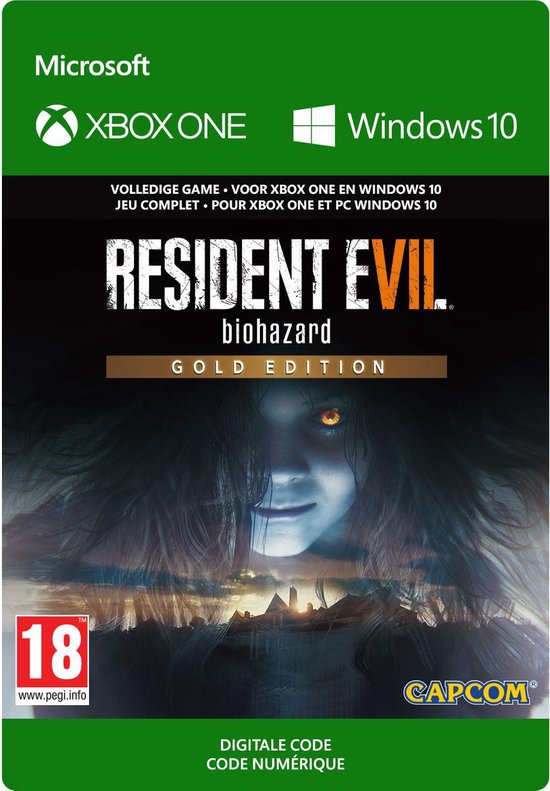 Resident Evil 7: Biohazard - Gold Edition - Xbox One & Windows 10 Download  | Games | bol.com