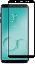 2 Pack Samsung Galaxy J8 (2018) Screenprotector Glazen Gehard  Full Cover Volledig Beeld Tempered Glass