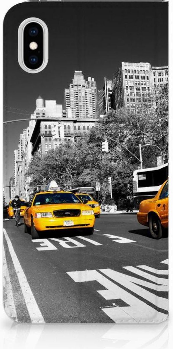 Apple iPhone Xs Max Book Cover New York Taxi