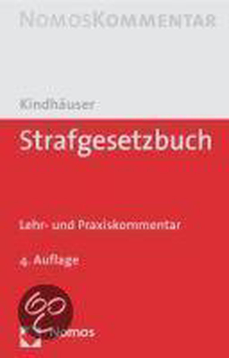 Bol Com Strafgesetzbuch Lehr Und Praxiskommentar Urs Kindhauser Boeken