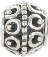 Quiges Bedel Bead - 925 Zilver - Abstract Kraal Charm - Z681