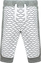 Ducky Beau Babybroekje Sweatpants - Print Grijs Wit - Maat 74