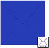 Benza Wenskaart Enveloppen - Vierkant 14 x 14 cm - Royal blauw - 100 stuks