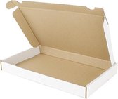 Brievenbusdoos wit A5+ 300 stuks - 255x160x27 mm