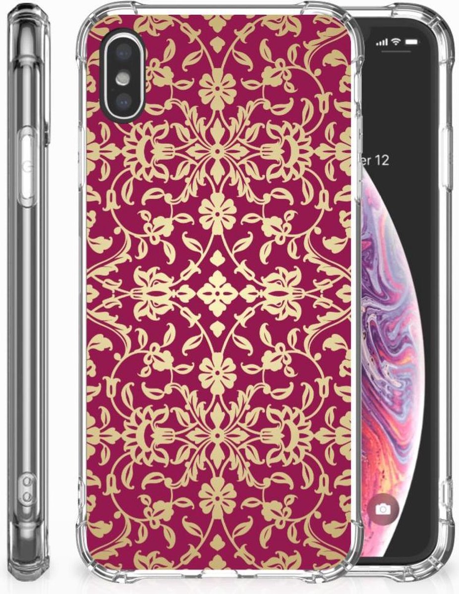 Anti Shock Case Apple iPhone Xs Max Barok Pink