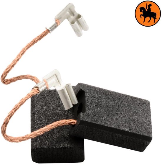 Jeu de balais de charbon pour défonceuse / scie Metabo W 2018X - 6,3x12,5x18mm