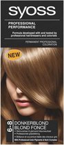 Syoss Color 6-8 Donkerblond Haarverf - 3 Stuks - Voordeelverpakking