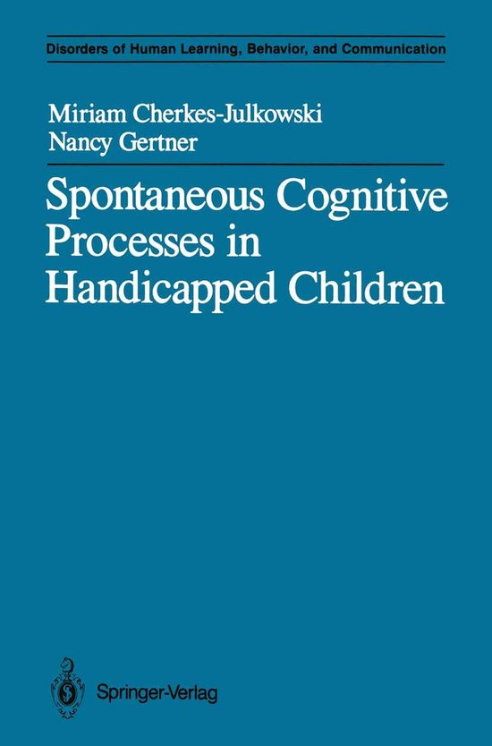 Disorders of Human Learning, Behavior, and Communication - Spontaneous ...