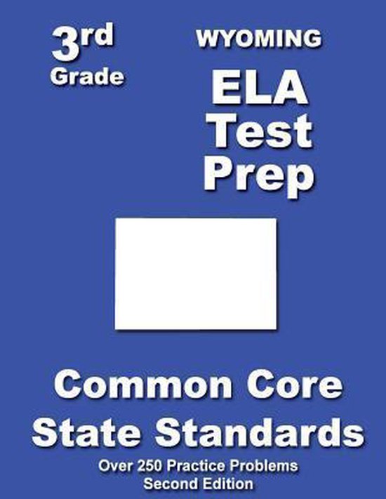 Wyoming 3rd Grade Ela Test Prep - cover