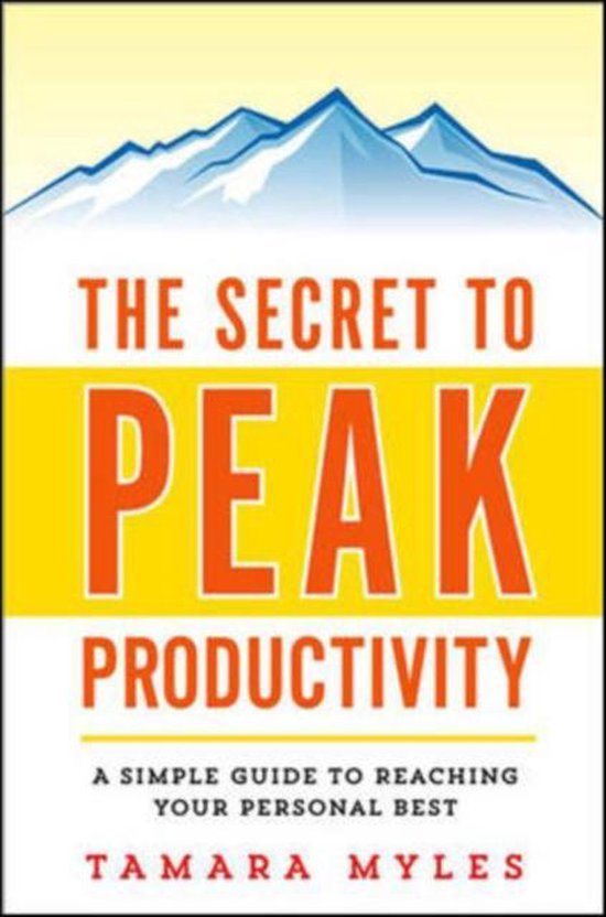 Secret To Peak Productivity - cover